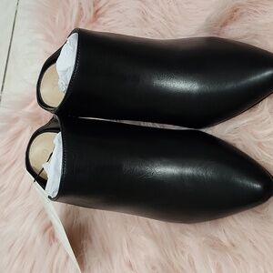 Brand New THE DROP FAUX LEATHER WESTERN STYLE MULES-8.5